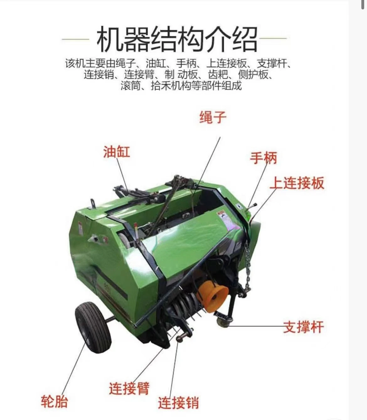 

Competitive Price Round Straw Hay Baler Mini Round Hay Baler Spare Parts with Ce Approval At Moderate Prices 8050