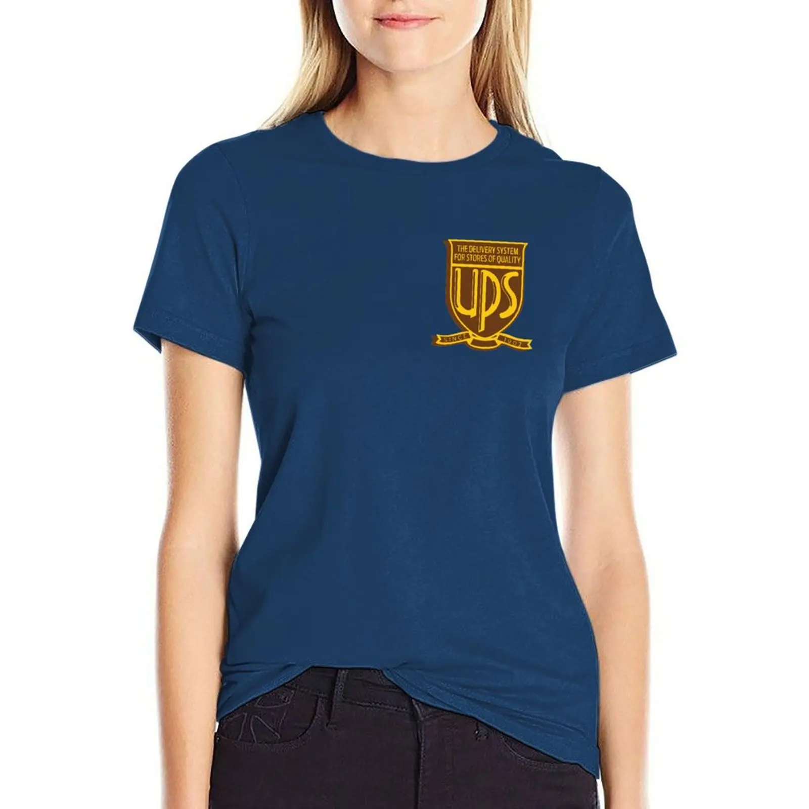 

Vintage Old School Parcel Courier Classic United Postal Mail Delivery Service Retro Emblem T-shirt