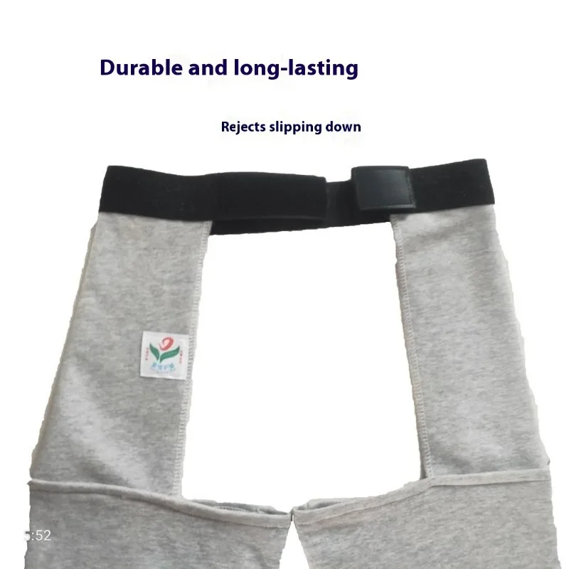 Knee Warmers Thermal Leg Sleeves Double Layer Thickened Winter Cold Weather Protection Non Slip Adults Seniors Unisex Wear