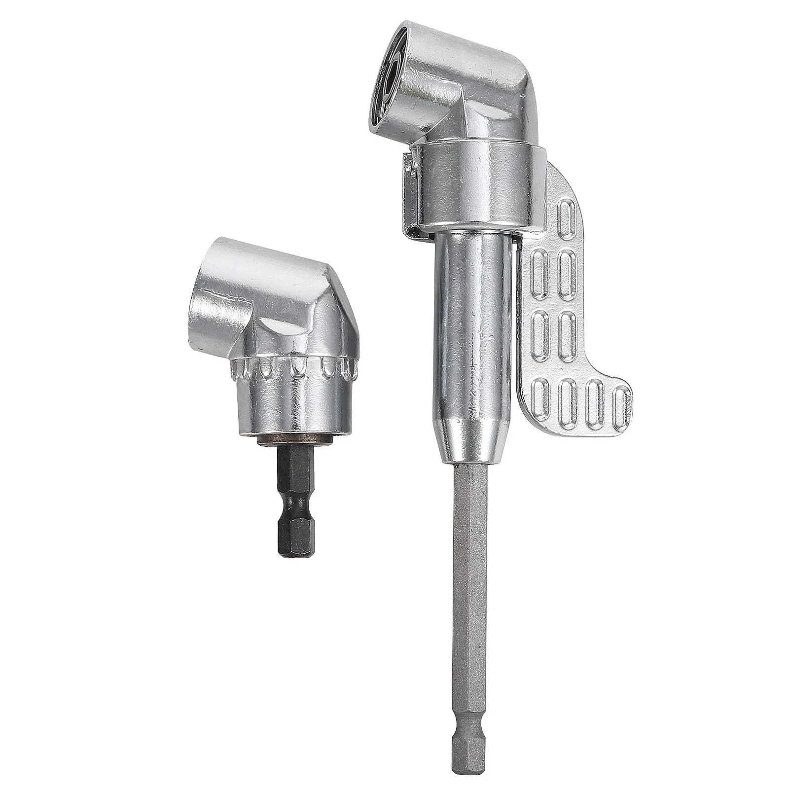 2Pcs Elbow Right Angle Screwdriver Batch 105 Degree Adjustable Bending Head Suitable for Electric Drill Extension Wrench Driver