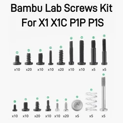 For Bambu lab X1/P1 Series Common Screws Kit with AMS High Quality Screws fully Suitable for Bambu X1 X1C P1S P1P 3D Printer