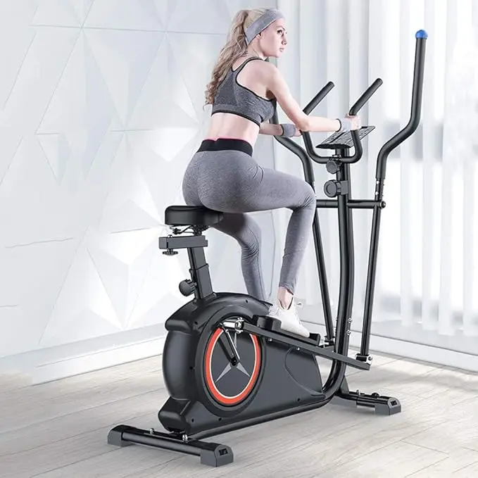 Commercial Gym Equipment Elliptical Fitness Equipment Magnetron Resistance Adjustment Elliptical Machine A Gym Shaping  Exercise