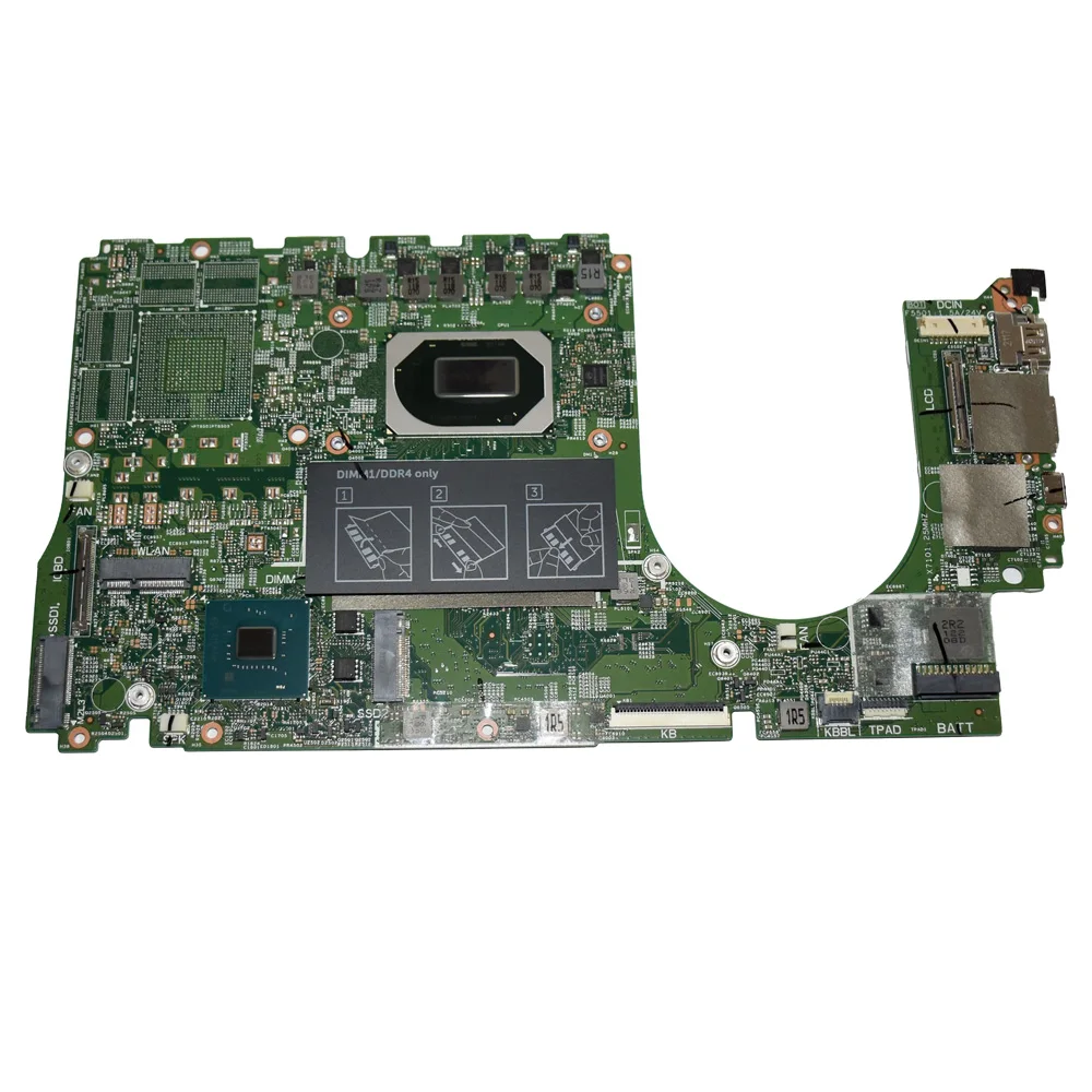 19804-1 For Dell Inspiron 15 7501 Laptop Motherboard Notebook Mainboard Accessories With CPU: I5-10300H Tested 100% Work