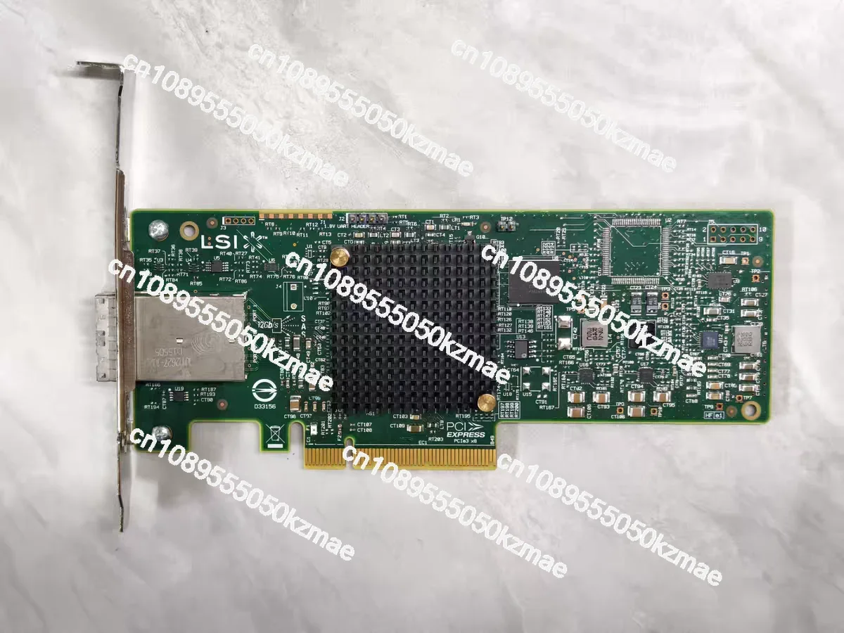 IN STOCK LSI 9300-8E 3008HBA Card 12G 8644 Dual External Interface SAS Straight-through Cassette Fan Cooling