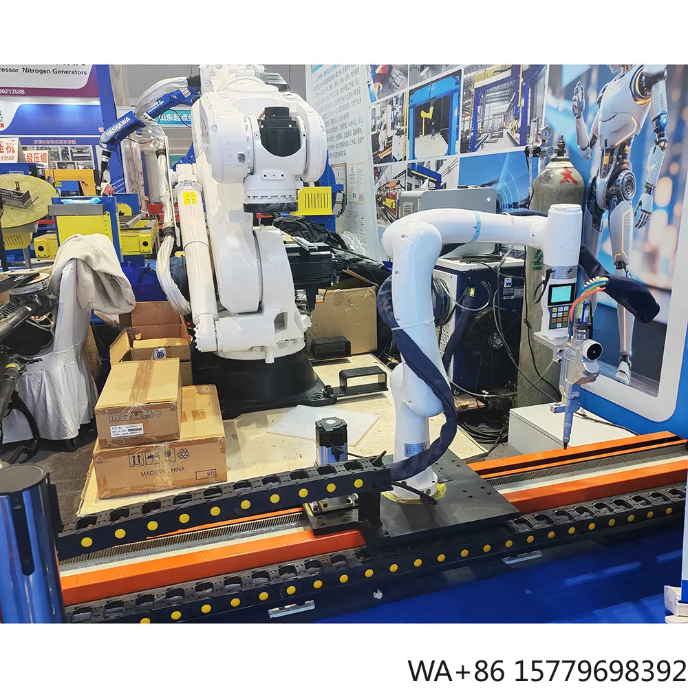 HWINT Cost Effective Drag Teaching 6 Axis Cobot for Mirror Finish Polishing Surface Treatment and Product Handling