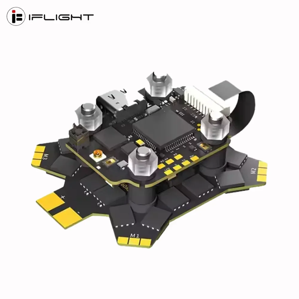 

iFlight Borg 5S RX Stack с контроллером полета Borg 5S RX FC / Borg 60R ESC для FPV Racing RC Запчасти Материковый Китай