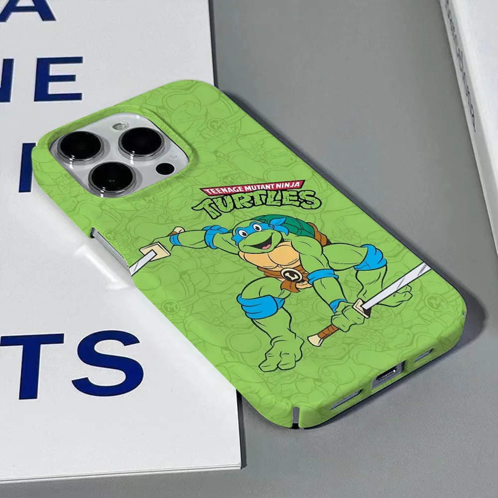 N-Ninja Turtles Phone Case for iPhone 16 15 14 13 12 11 Pro Max XS XR XSMax 6 7 8 Plus Glossy HD Hard PC Cover
