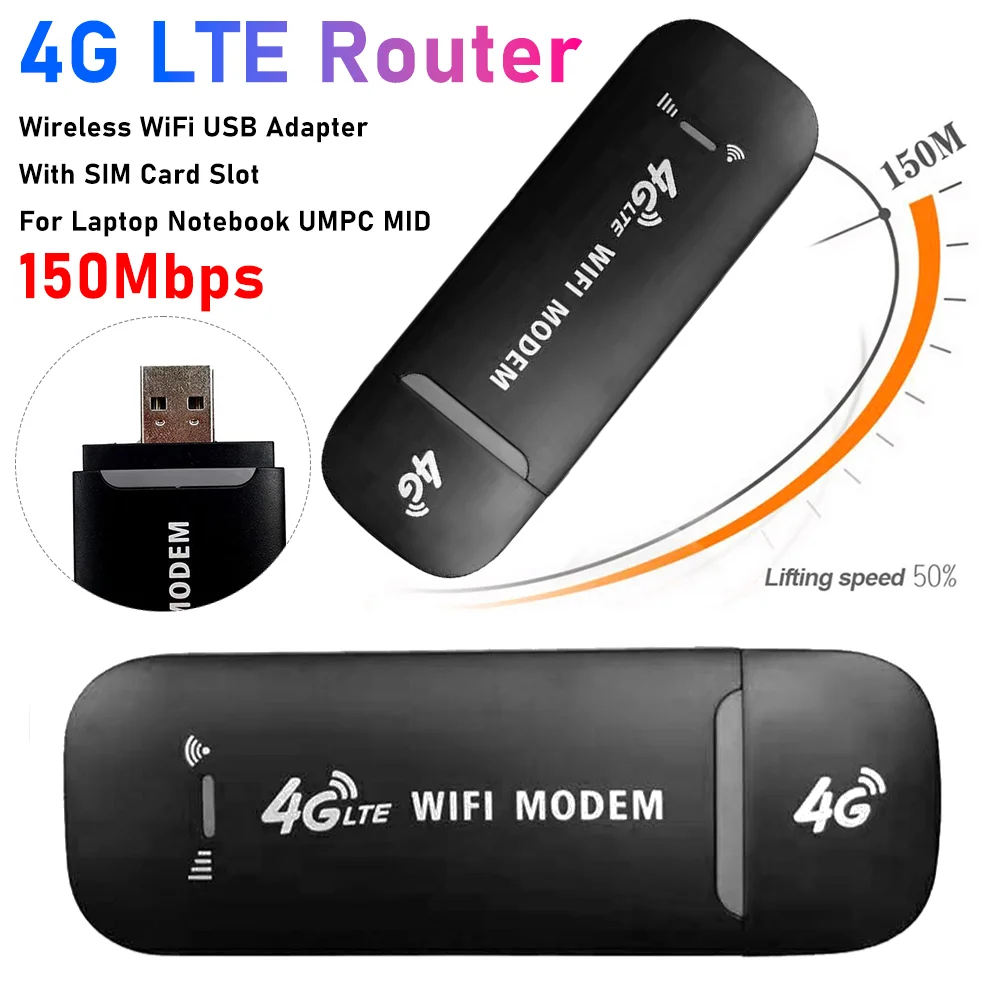 

150 Мбит/с 4G LTE модемный ключ мобильный Wi-Fi маршрутизатор домашний USB Wi-Fi точка доступа маршрутизаторы для ноутбуков UMPC MID устройства