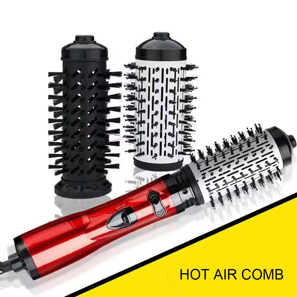 

Curling Thermal Brush Double-Headed Curling Iron Comb Anti-Scald Round Brush Hair Curler Hot Volumizing Brush Styler