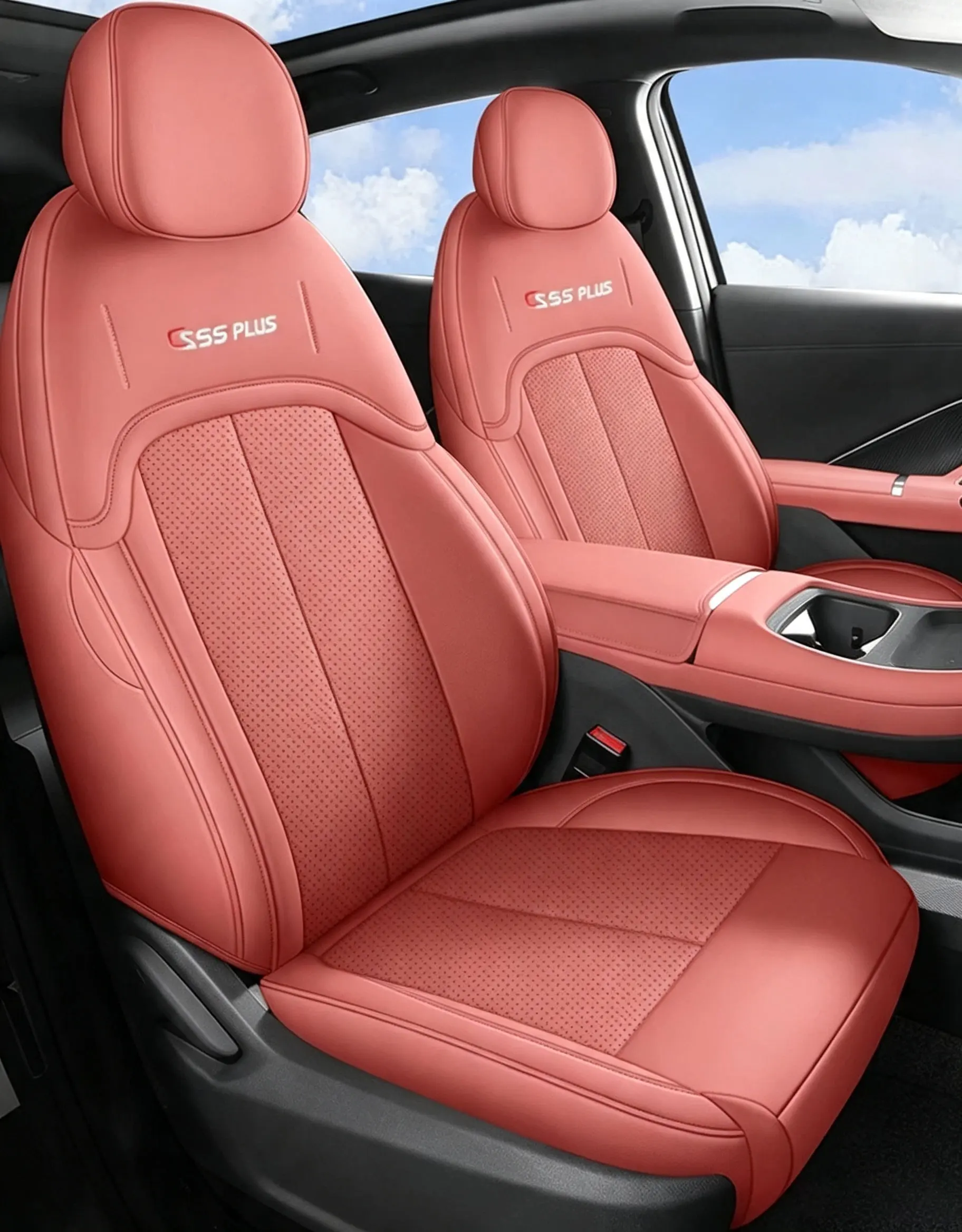Left-Drive Car Seat Cover For Changan CS55 PLUS 2026   Custom Fit Seat Cover Full Surrounded Seat Protection Cushion Auto
