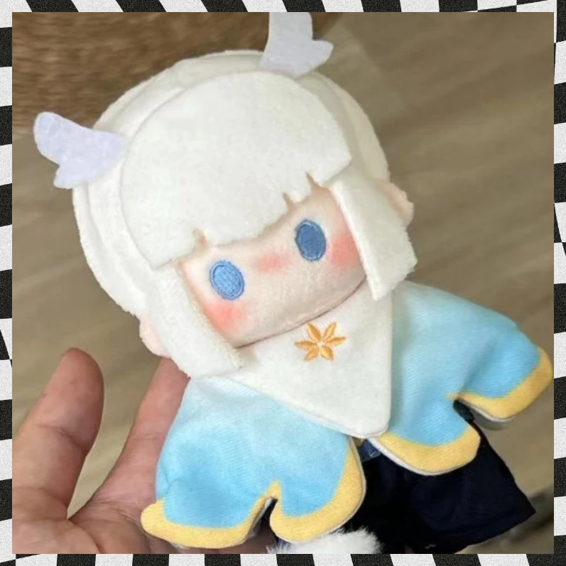 

10cm mini doll Game Sky Children of the Light Bai Niao Keychain Body Dress-up Cotton Doll with Skeleton Dress Doll Gift Xmas