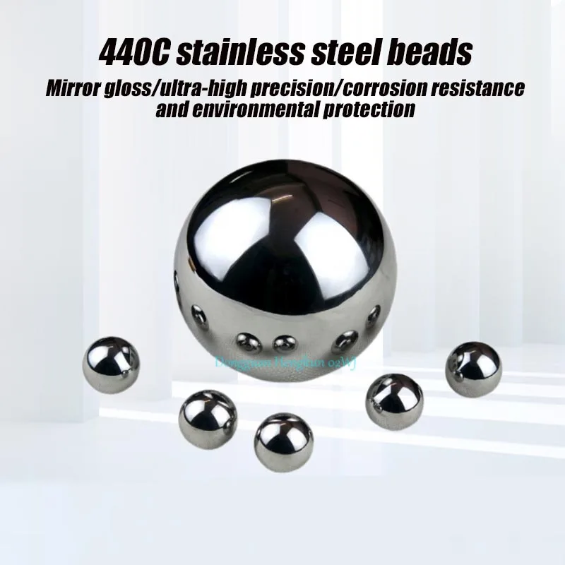 

G10 Grade 440C Stainless Steel Balls 20.638mm 30mm 40mm 50mm 60mm-82.55mm 9Cr18Mo Round Ball Beads Smooth Solid Ball