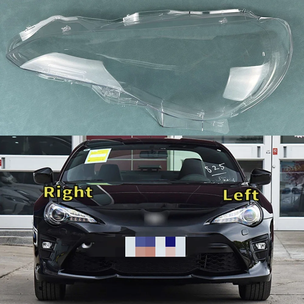 

For Subaru BRZ 2012 2013 2014 2015 Headlight Cover Transparent Lampshade Lens Lamp Shell Plexiglass Auto Replacement Parts