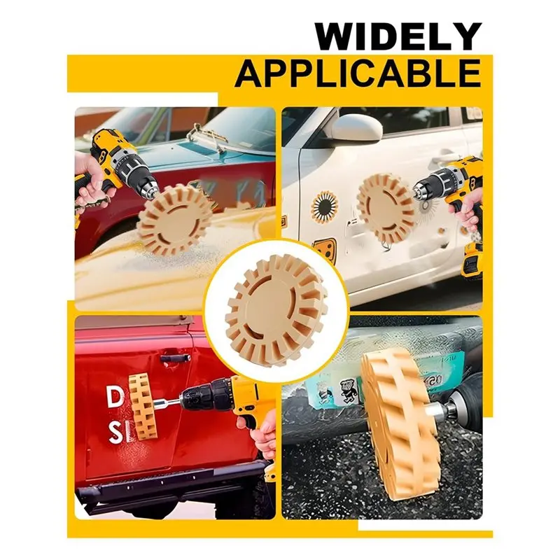 

B62B-Automotive Decal Eraser Wheel Kit For Cars, RV Stickers Vinyl Removal Tool With Scraper