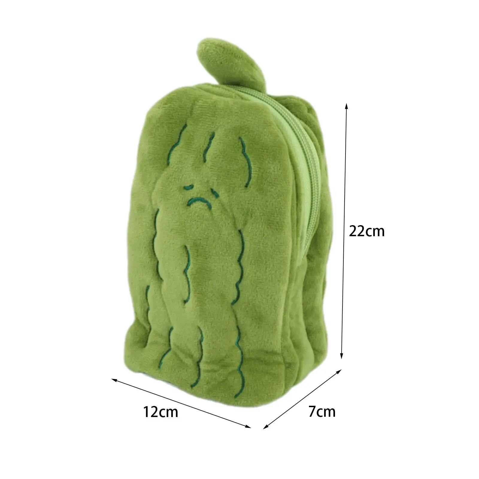 Plush Pencil Case Cosmetic Bag Soft Stationery Pouch for Kids Students