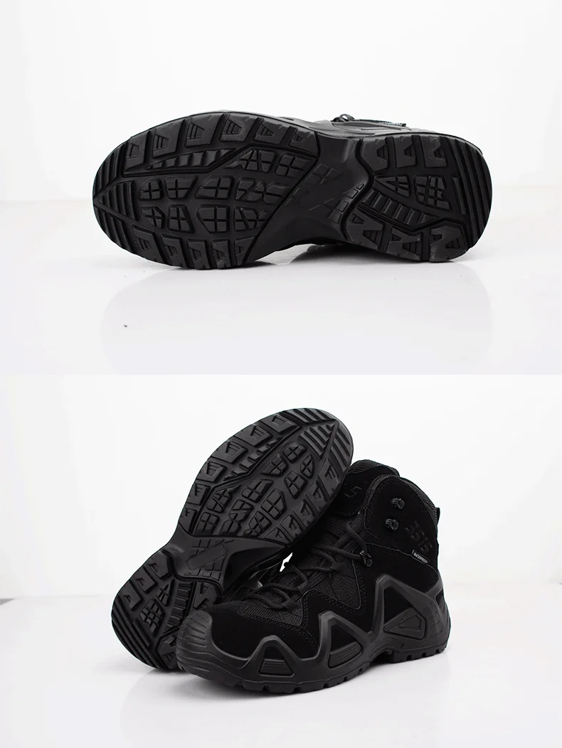 Men's Outdoor Anti-slip Wear-resistant Hiking Mesh Breathable Hiking Shoes Waterproof Sneakers Athletic Off-road Shoes