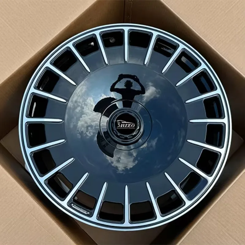 UNBO 5845F 23inch ET30 PCD5-130 CB84.1 Black Machined Face Low MOQ Forged Alloy Wheel Rim In Stock For Mercedes G Class