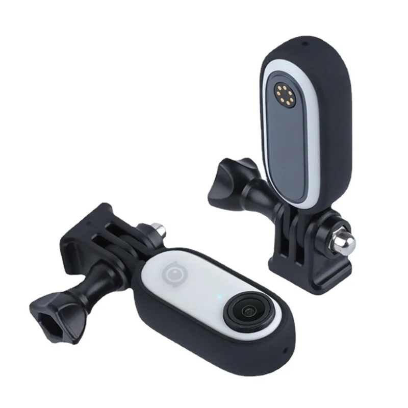 AED5-Voor Insta360 Go2 Beschermende Frame Mount Verstelbare Hoek Beugel Stabilisator 2 In1 Voor Insta360 Go2
