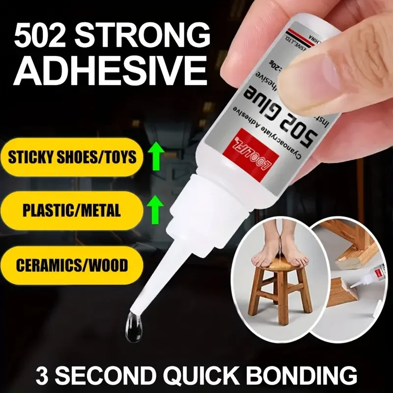 High Quality 502 Super Glue Bond Fast Universal Glue For Toys Crafts Shoes Paper Wood Plastic Fast Repairing factory direct sale