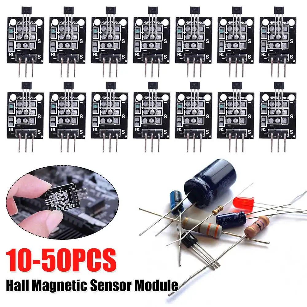 modulo-sensor-magnetico-hall-ky-003-10-50-pecas-a3144-sensor-magnetico-padrao-para-arduino