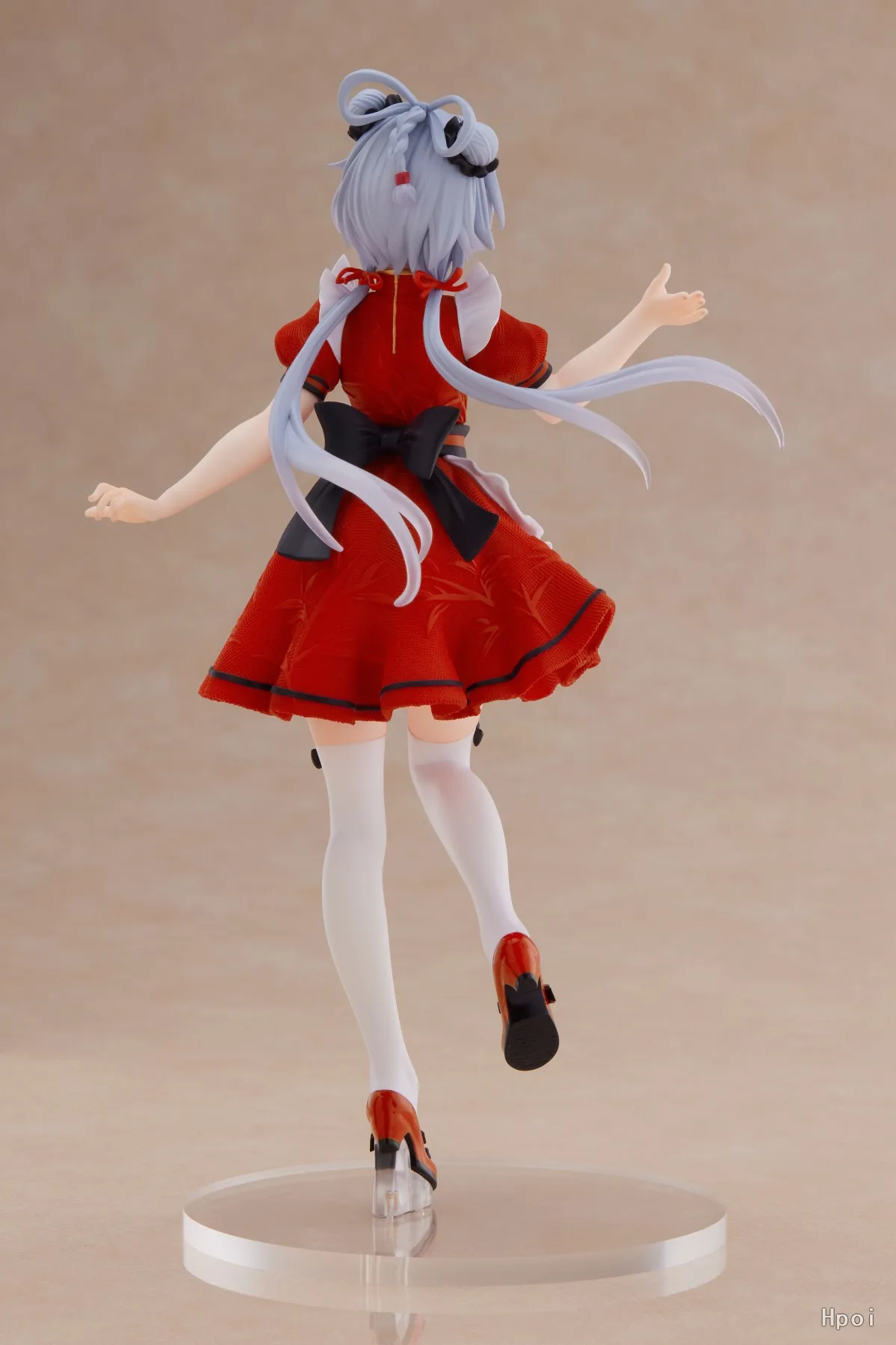 21CM Anime Vsinger Luo Tianyi Coreful Figure Maid ver Red Cheongsam Maid Outfit Anime Model Toy Gift Collection Action Figure