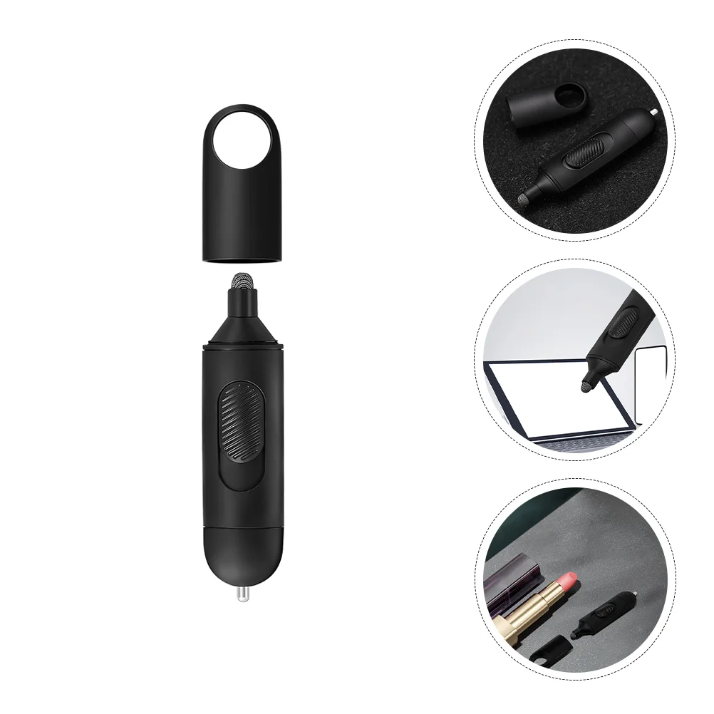 Button Pen Elevator Pressing Tool Non-Contact Pusher Tablet Stylus Key Chain Touch Black Epidemic Prevention