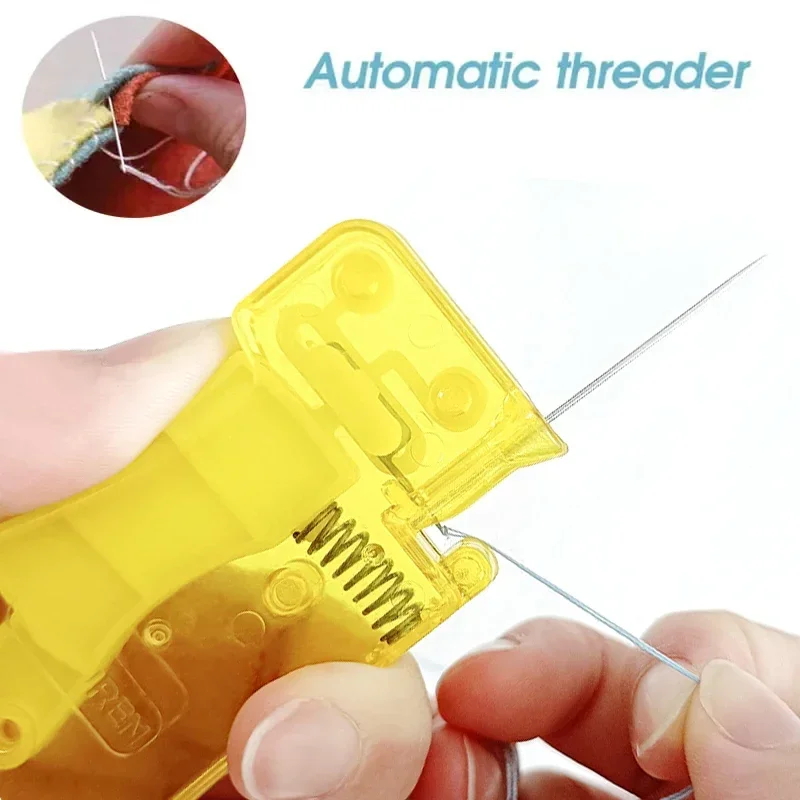 

1/2/5pc Home Automatic Needle Threader DIY Tool Hand Sewing Machine Device Thread Auto Needle Cross Stitch Household Accessories