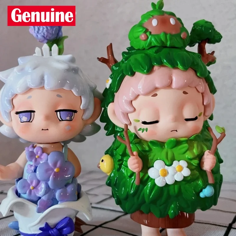 Heyone ブラックプレイ Faya3 世代トレンディブラインドボックスおもちゃデスクトップ装飾ダブルフォレストテーマハーフ言語シリーズギフト女の子のための