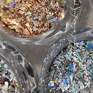 1 صندوق صغير تألق نجمة مسمار بريق تألق الخماسي مسمار الديكور صالون الأظافر تصميم الملحقات DIY مسمار الفن تصميم