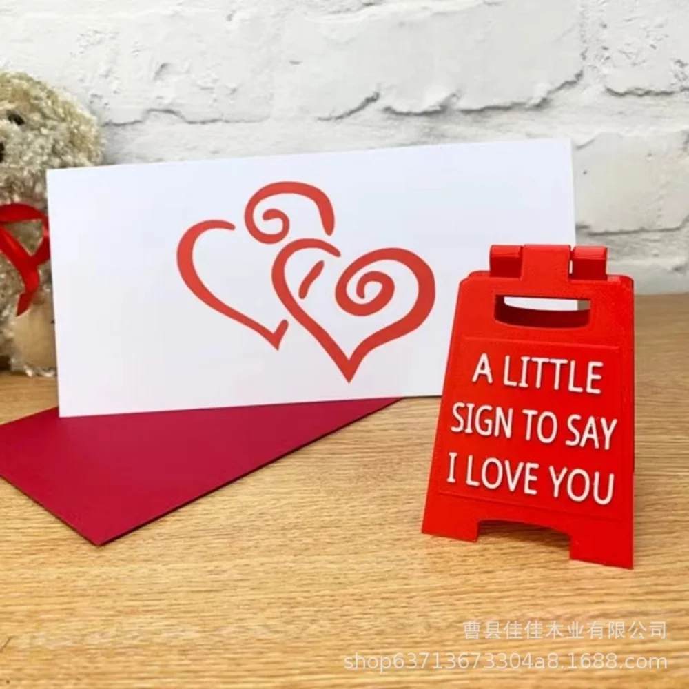 

Valentines Day Gifts A Little Sign To Say I Love You Wooden Mini Ornaments For Girlfriend Wife Fiancee Home Desk Romantic Decor