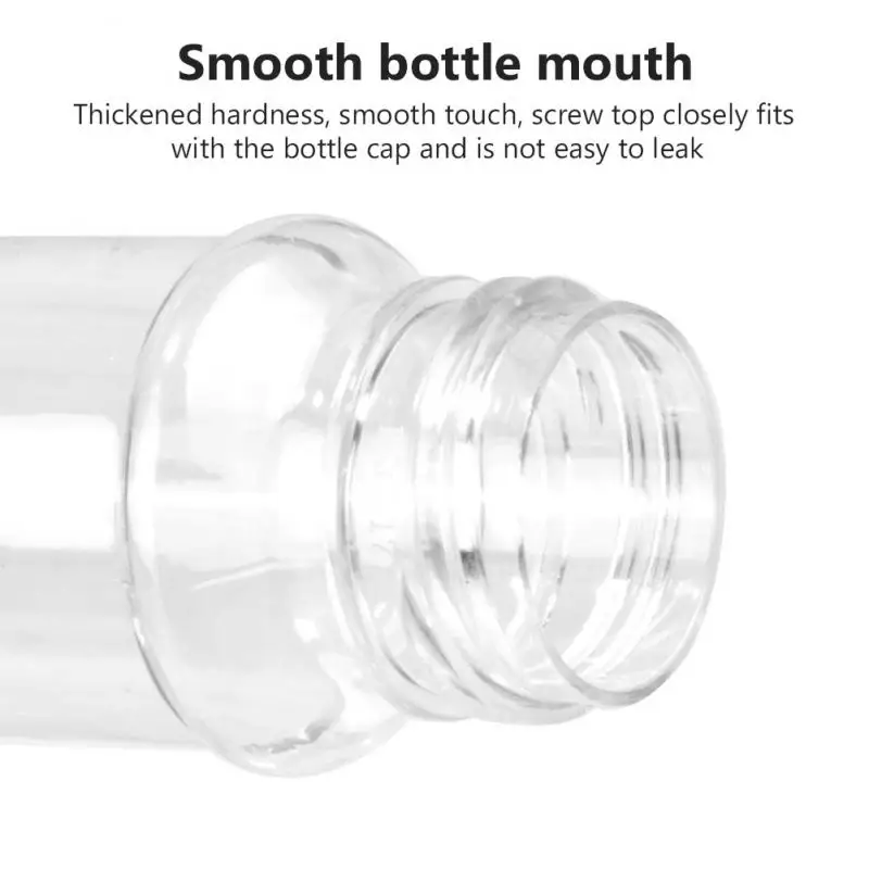 Transparent Kitchen Salt Shaker Portable Condiment Storage Jar Empty Bottle Pepper Container Bottle Jars For Spices Salt Pepper