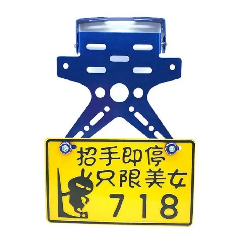 100Pcs Aluminum Alloy Motorcycle License Plate Screws Colorful Decorative Anti-Corrosion Bolts Universal for All Motorbike Type