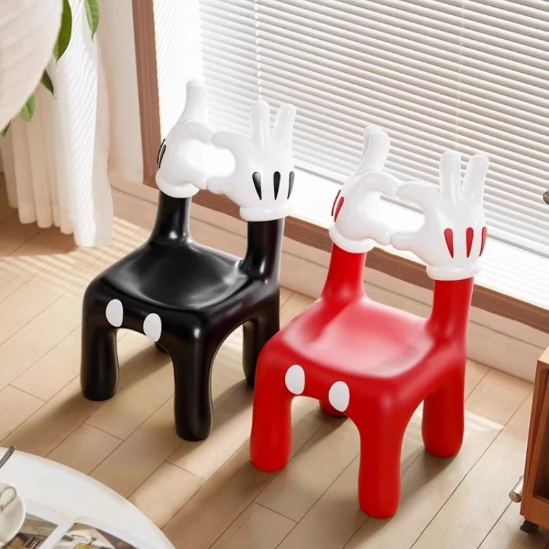 

Household Pulley Backrest Low Stool Mobile Small Bench with Rotating Shoes Stool Seat Modern living room EC Wheel Small Stool