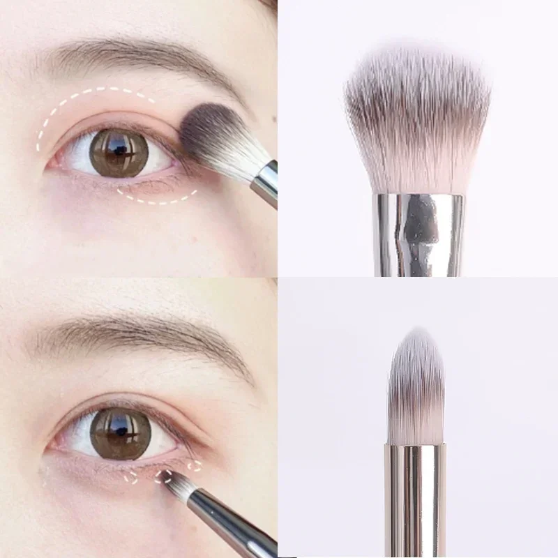 1PCS Makeup Brushes Tool Eye Shadow Blush Make Up Beauty Cosmetic Brushes Ultra Soft Portable Eye Shadow Smudge Brushes Cosmetic