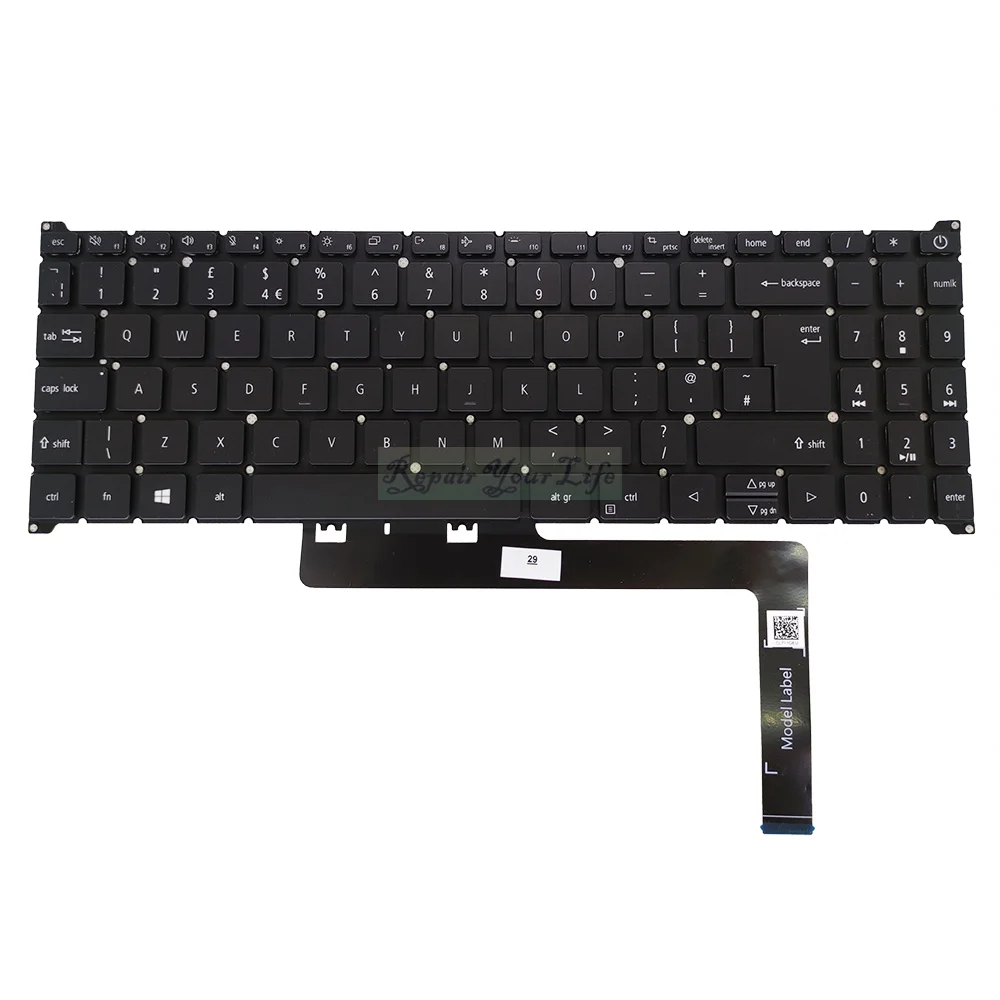 

US UK Japanese Keyboard for Acer Swift X SFX16 51 SFX16-51G SFX16-51G-538T 50GS 58RP 16.1" Laptop English S0E-NCB2274 NCB2276