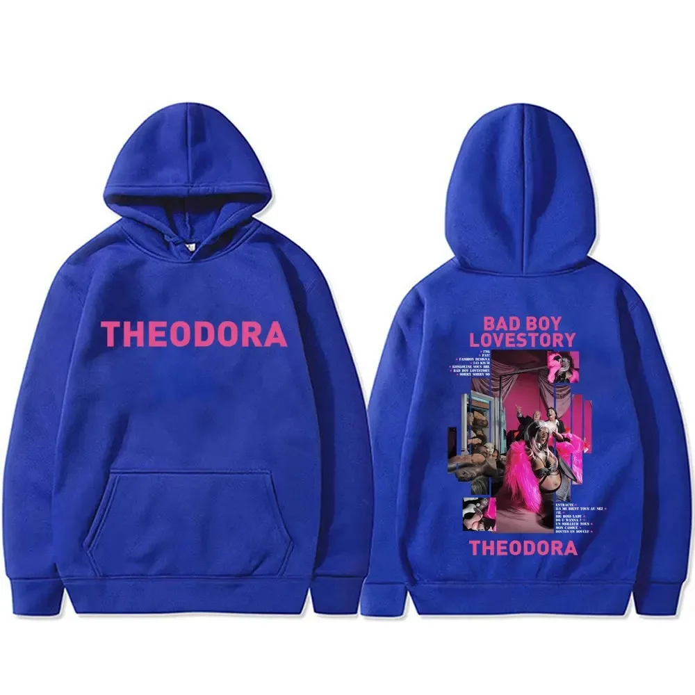 مغني الراب ثيودورا ميجا Bbl باد بوي لوفستوري جرافيك هوديي الهيب هوب موضة المتضخم البلوز للجنسين عادية خمر البلوز #3