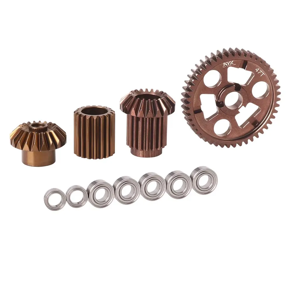 KYX Tamiya Denyue 1/10 Hotshot II 2024 version 58737 chassis front gearbox 6061 gear