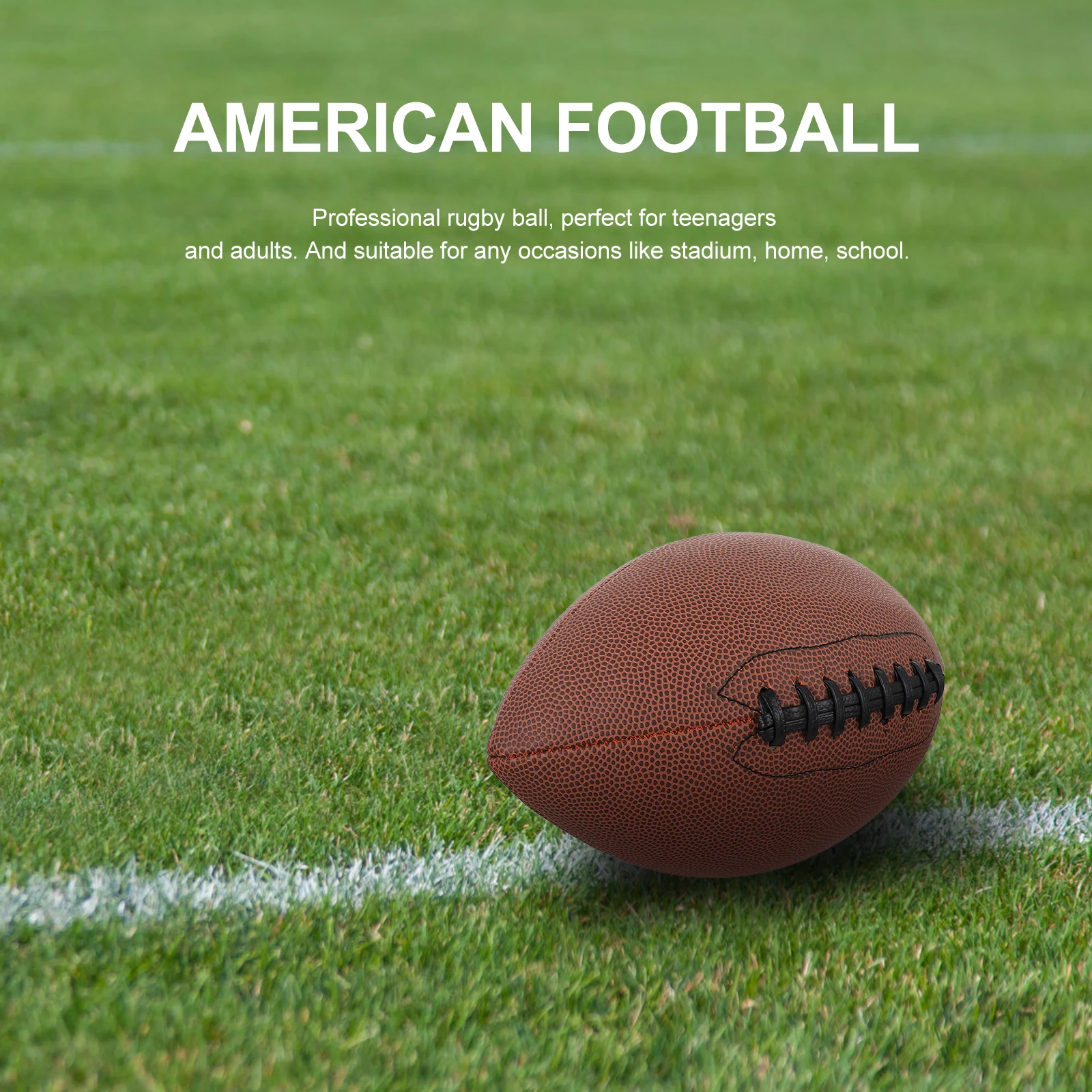 

Professional Rugby Ball For Player Training Athlete Exercising Eco-Friendly Pu Material Improve Passing Accuracy Velocity Arm