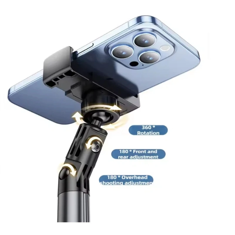 Upgraded Seven Axis Three Cantilever Phone Tablet Stand Aluminum Alloy 360 Rotatable Adjustable Desk Bedside Live Streaming Use