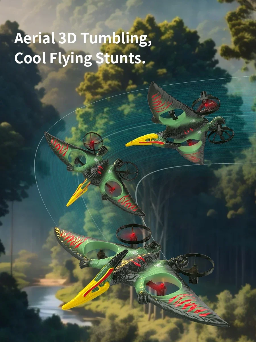 Remote Control Aircraft EPP Foam Glide Airplane Simulated Pterosaur Kids Flying Toy RC Drone Dinosaur Fixed Wing Plane Boy Gifts