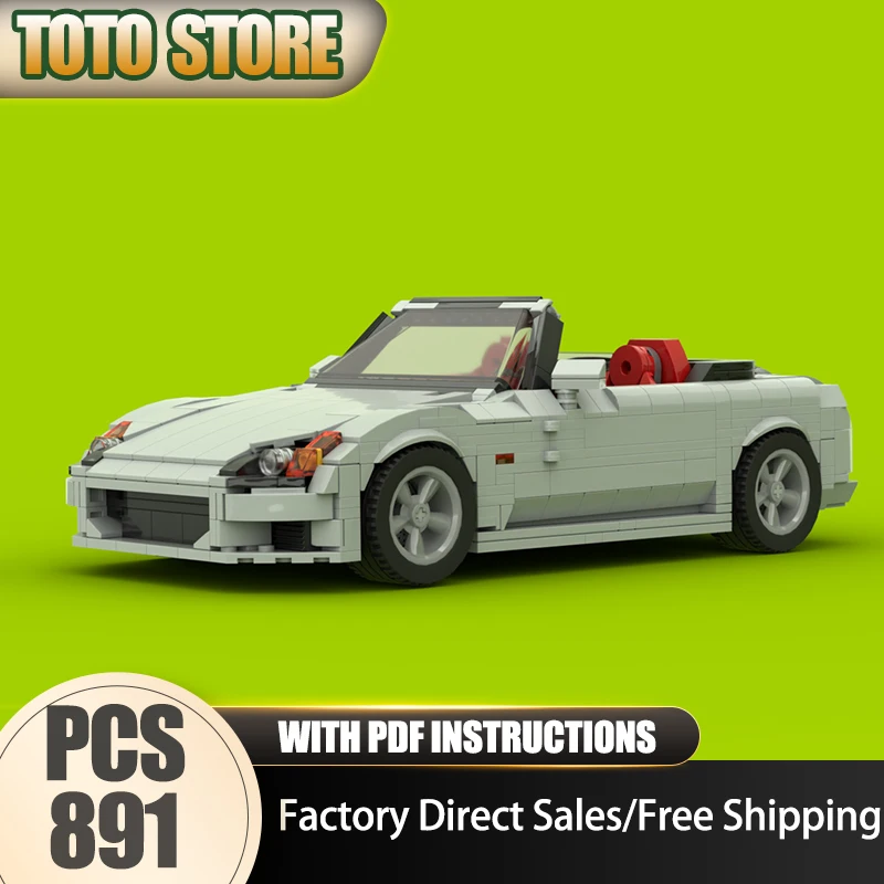 

Moc Building Bricks Modular S2000 AP1 Champion Speed Cars Model Technology Modular Super Car Blocks Christmas Set DIY Toy Gifts