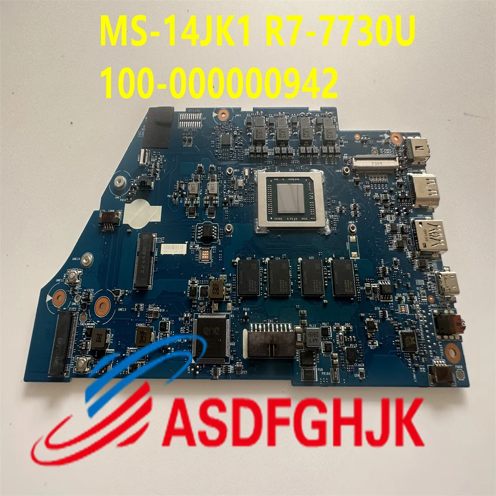 

Original MS-14JK1 for MSI Modern 14 MS-14JK C5M-022XBY C7M-233XBY Laptop motherboard MS-14JK1 R7-7730U 100-000000942 CPU test OK