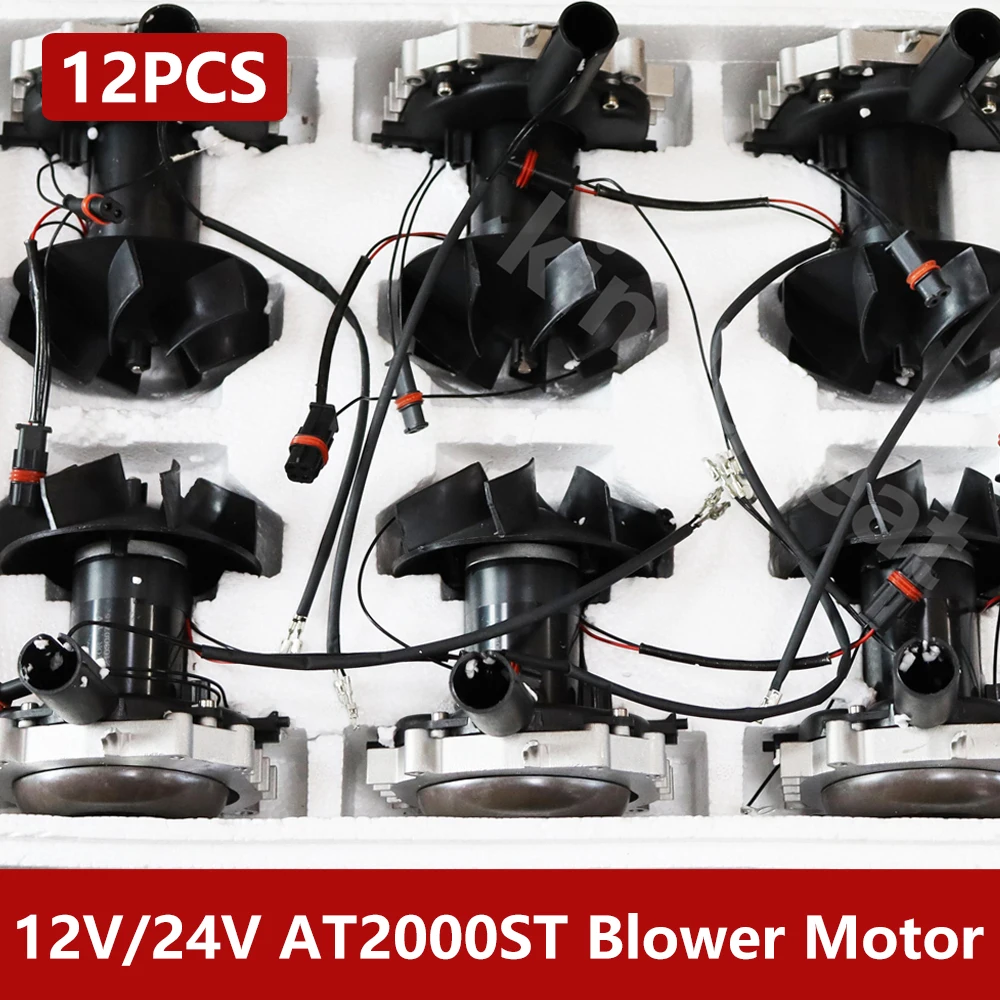 12PCS/LOT For Webasto AT2000ST With Good Bearing 12/24V Air Diesel Heater Blower Motor Fan Assembly 1303848A 1302786A