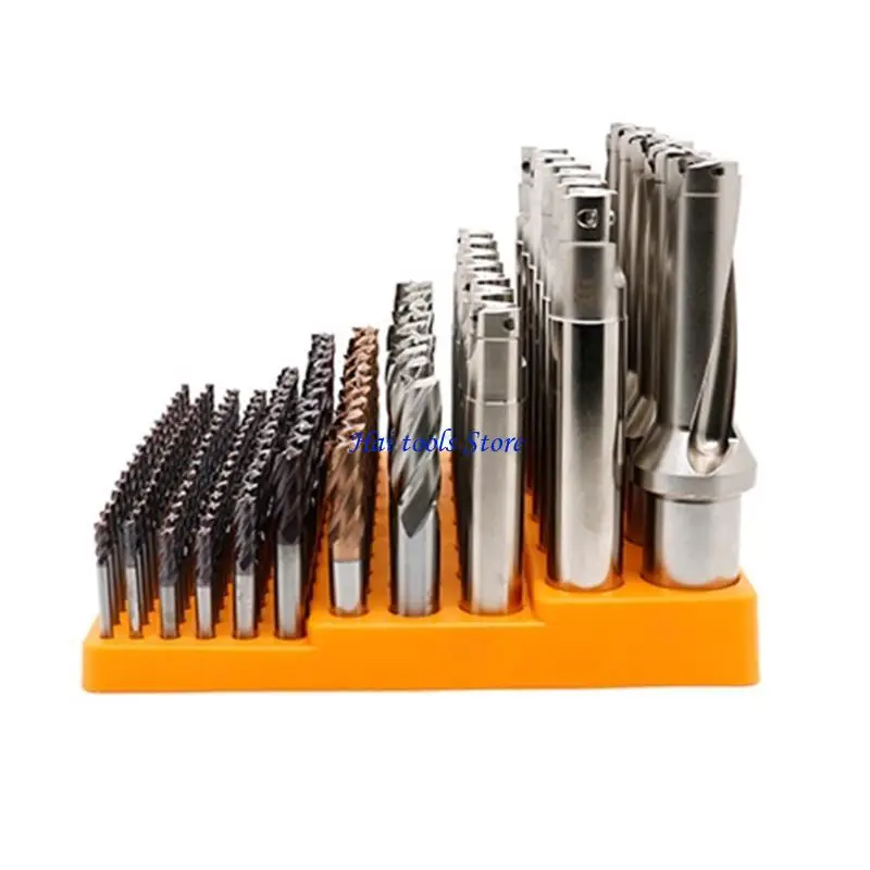 X37E Router Bit Collecting Box Collets Storage Rack Milling Cutter Plastic Storage