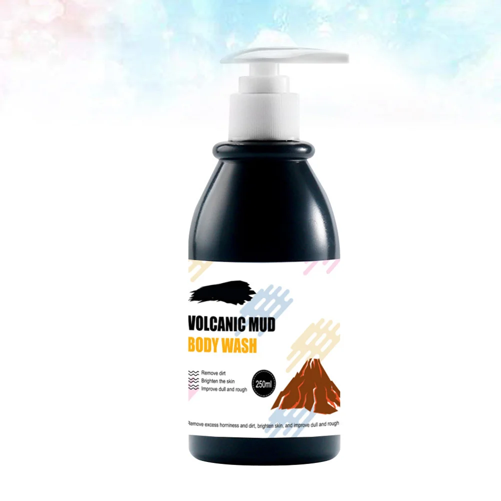 1 قطعة جل الاستحمام الطيني البركاني قسط تبييض التقشير التطهير العميق غسل الجسم حمام كريم المنزل فندق استخدام هلام الاستحمام #4