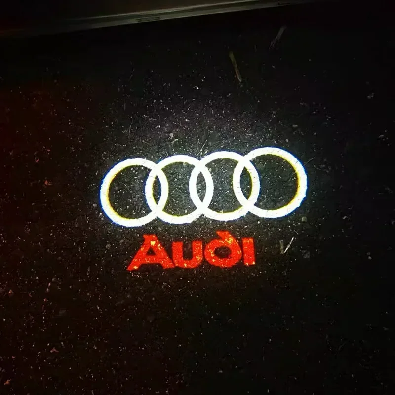 

2Pcs LED Car Door Welcome Light Car Logo Projector Lights For Audi Sline RS A3 A4 A5 A6 A7 A8 S3 S4 Q2 Q3 Q5 Q7 S6 RS3 RS5 RS6