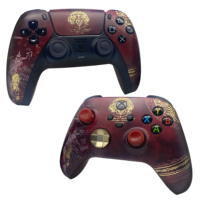 BO5 Gold stamping High quality Replacement Front Shell cover Touchpad Compatible with PS5 Controller and Xbox Series X/S