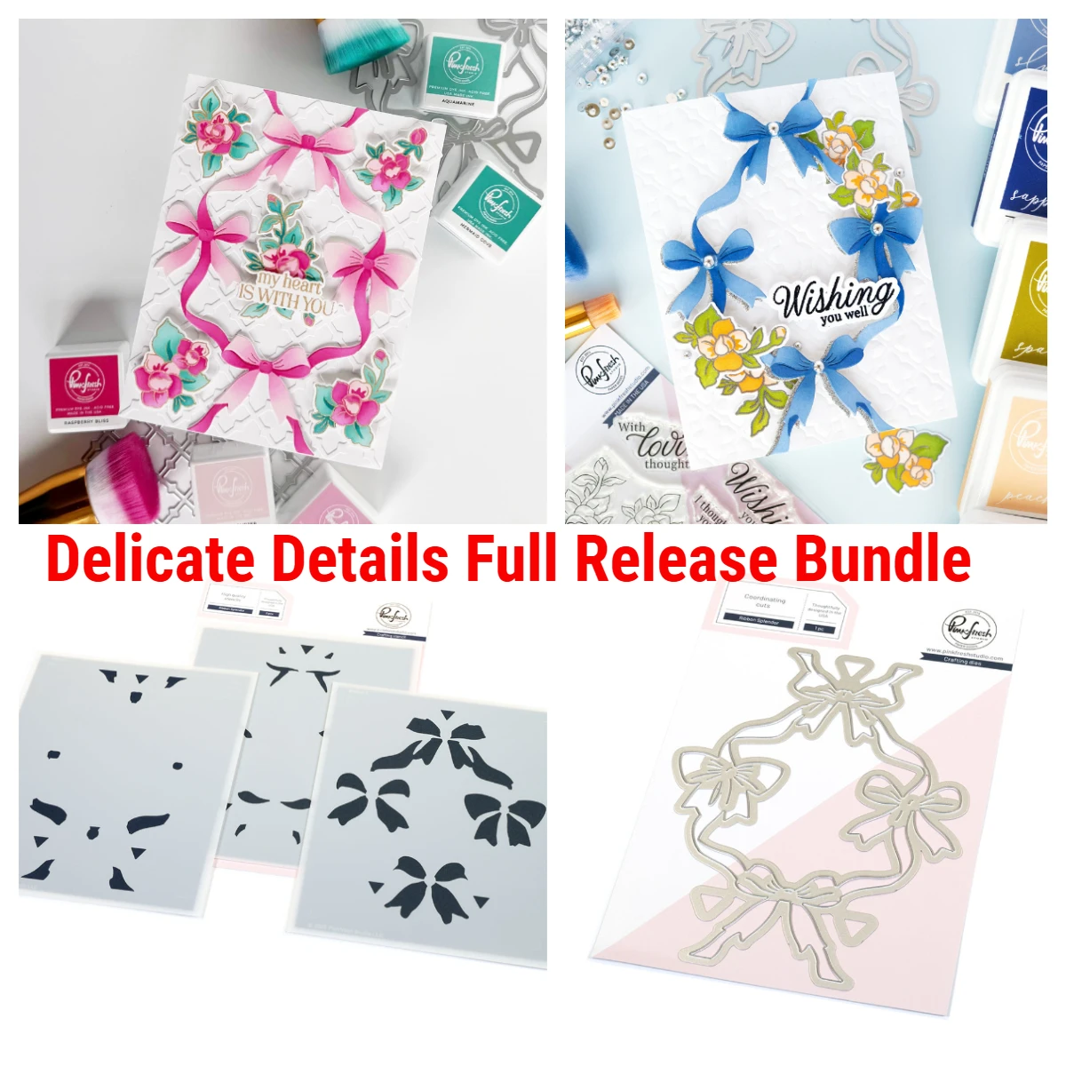 

Ribbon Splendor Metal Cutting Dies for DIY Scrapbooking Crafts Die Cuts Stencils Make Photo Album Template Handmade Decoration