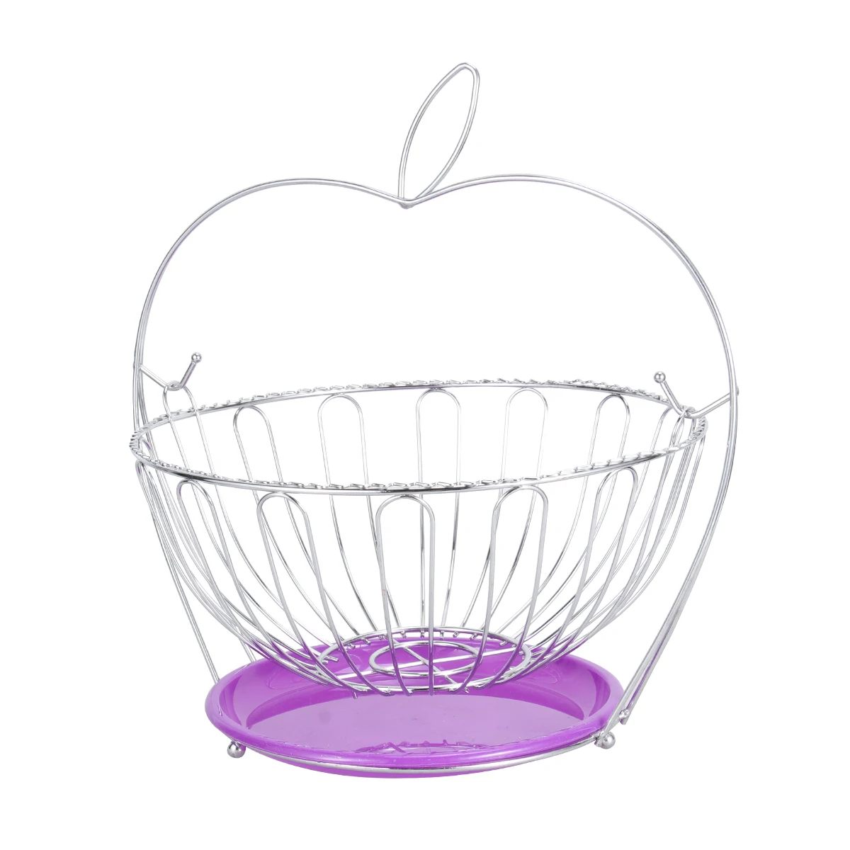 

Stainless Steel Fruit Basket Hanging Design Quick Draining Vegetable Storage Basket Simple Multi-Functional Candy Snack Tray