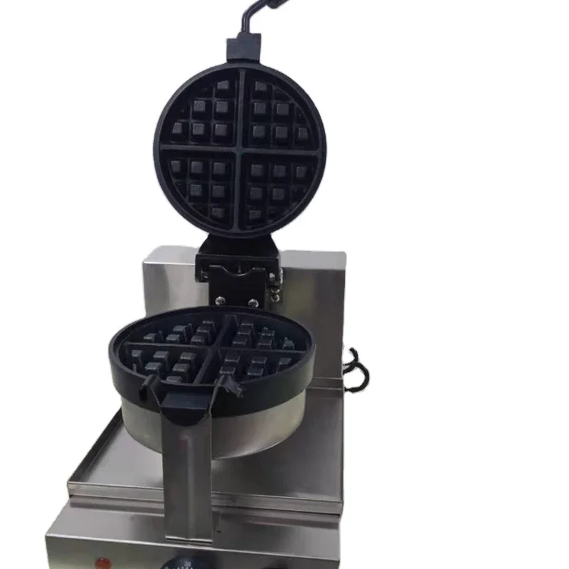 

waffle plate temperature control Circular four grid bubble waffle maker